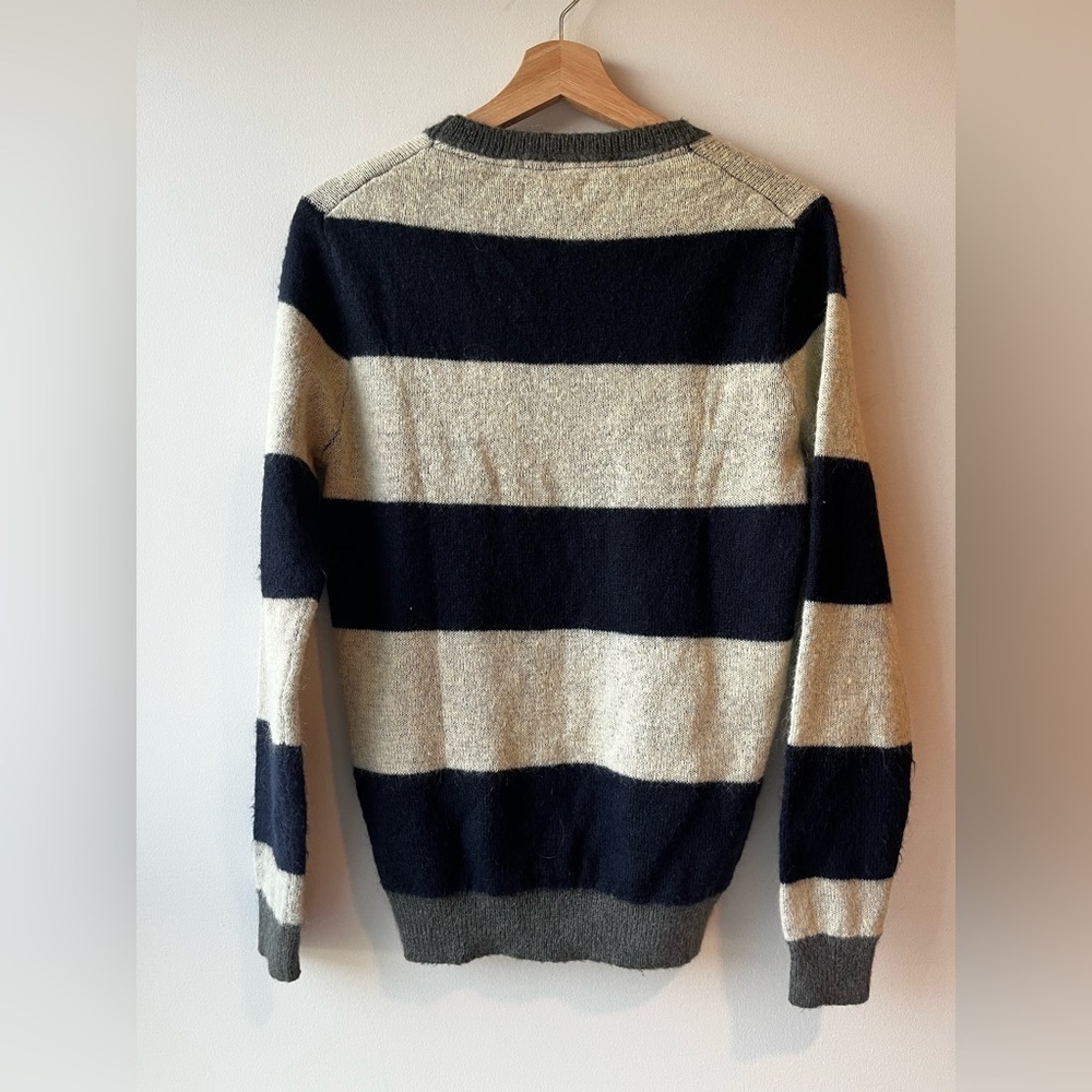 Scotch & Soda Striped Crewneck Mohair Blend Pullover - Picture 2 of 3